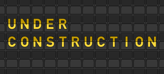 Under Construction Flip Board