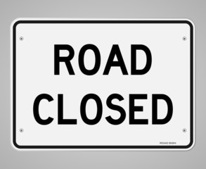 Road Closed Sign