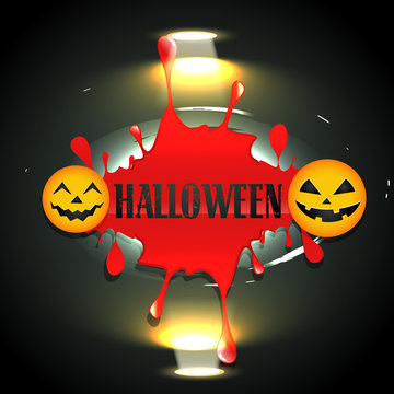 bloddy halloween design