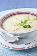 Lauchcremesuppe