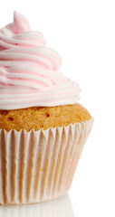 tasty cupcake, isolated on white