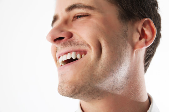 Sourire et fossette