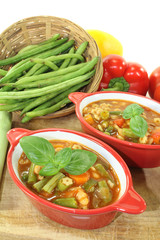 Minestrone mit Kartoffeln