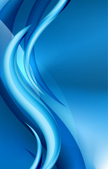 Aqua waves abstract background