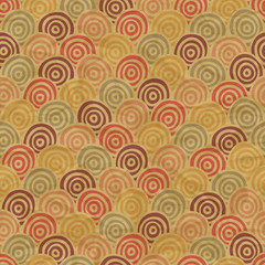 EPS10 retro seamless pattern on vintage old paper.