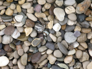 Beach stones texture