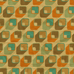 EPS10 retro seamless pattern on vintage old paper.