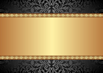 black and gold background