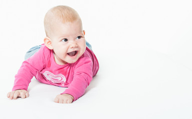 Fototapeta premium baby lacht 4