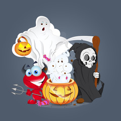 Halloween Celebartion Monsters
