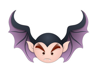 Funny Vampire Bat Vector