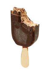 choc-ice isolated on white background