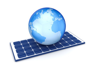 Solar energy concept.