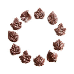 Schoko-Blätter-Rahmen