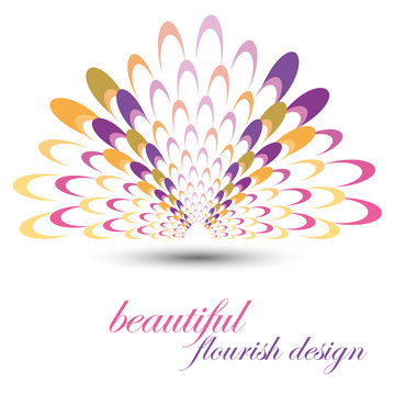 beauty concept design element