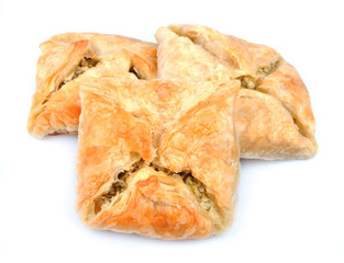 Fresh and hot batch of tasty roll