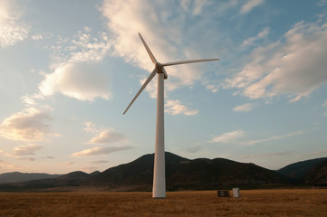 Wind energy. Wind generator (alternative energy)