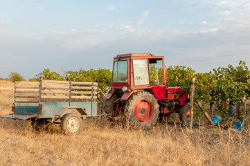 Fototapeta premium Agricultural machinery