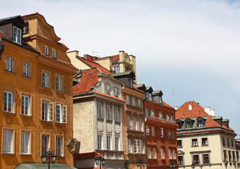 Fototapeta premium Warsaw roofs, Poland