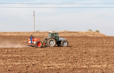 Obraz premium Agricultural machinery