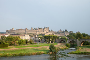 Fototapeta na wymiar Aude Carcassonne