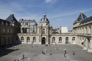 Cour intérieure du Sénat, Palais du Luxembourg à Paris