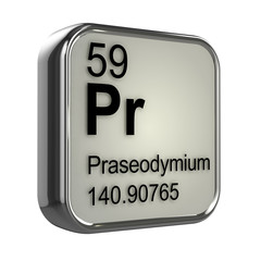 3d Periodic Table - 59 Praseodymium