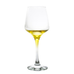 yellow wine glass