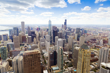 Fototapeta na wymiar Aerial View (Chicago)