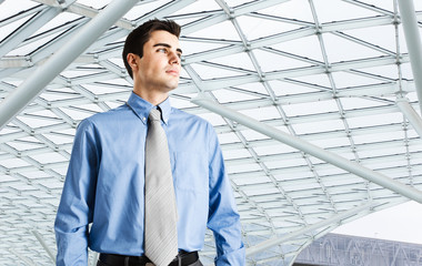 Handsome businessman portrait