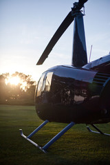 Robinson R44 helicopter - obrazy, fototapety, plakaty