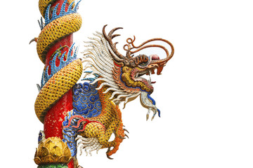 Fototapeta premium Chinese style dragon statue