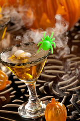 Halloween drinks - Witch Blood Martini