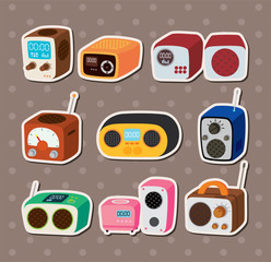 radio stickers
