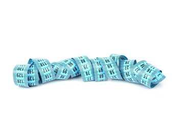 blue measuring tape