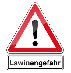 Vorsicht dachlawine schild Vorsicht dachlawine schild