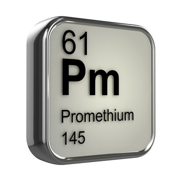 3d Periodic Table - 61 Promethium