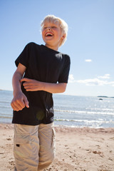 Boy on the beach