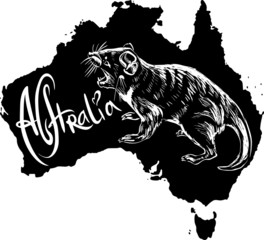Tasmanian devil as Australian symbol