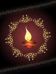 Diya Diwali Design