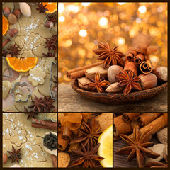 gingerbread collage