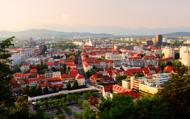 Ljubljana, capital city of slovenia