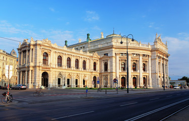 Fototapeta na wymiar Burgtheater jest austriacki Teatru Narodowego w Wiedniu