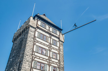 Schelztor Gate Tower in Esslingen am Neckar, Germany