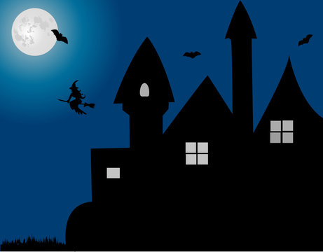 Halloween background vector