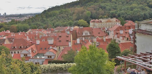 Прага, Чехия. Крыши.