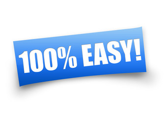 100 Prozent easy! Button, Icon