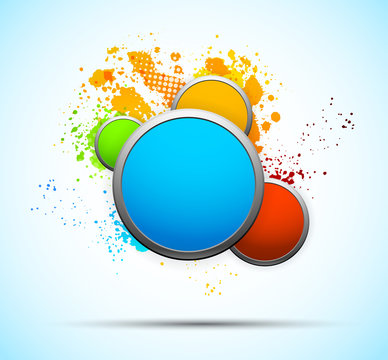 Background with circles