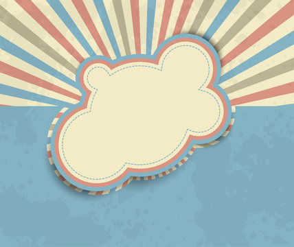 Abstract retro background