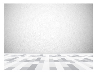 Empty gallery wall for images and advertisement